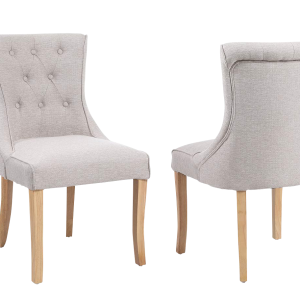 Delsey Chair Beige Linen