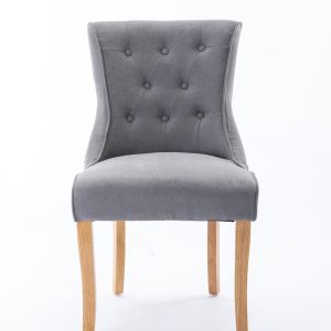 Delsey Chair Chenille Grey - view 1