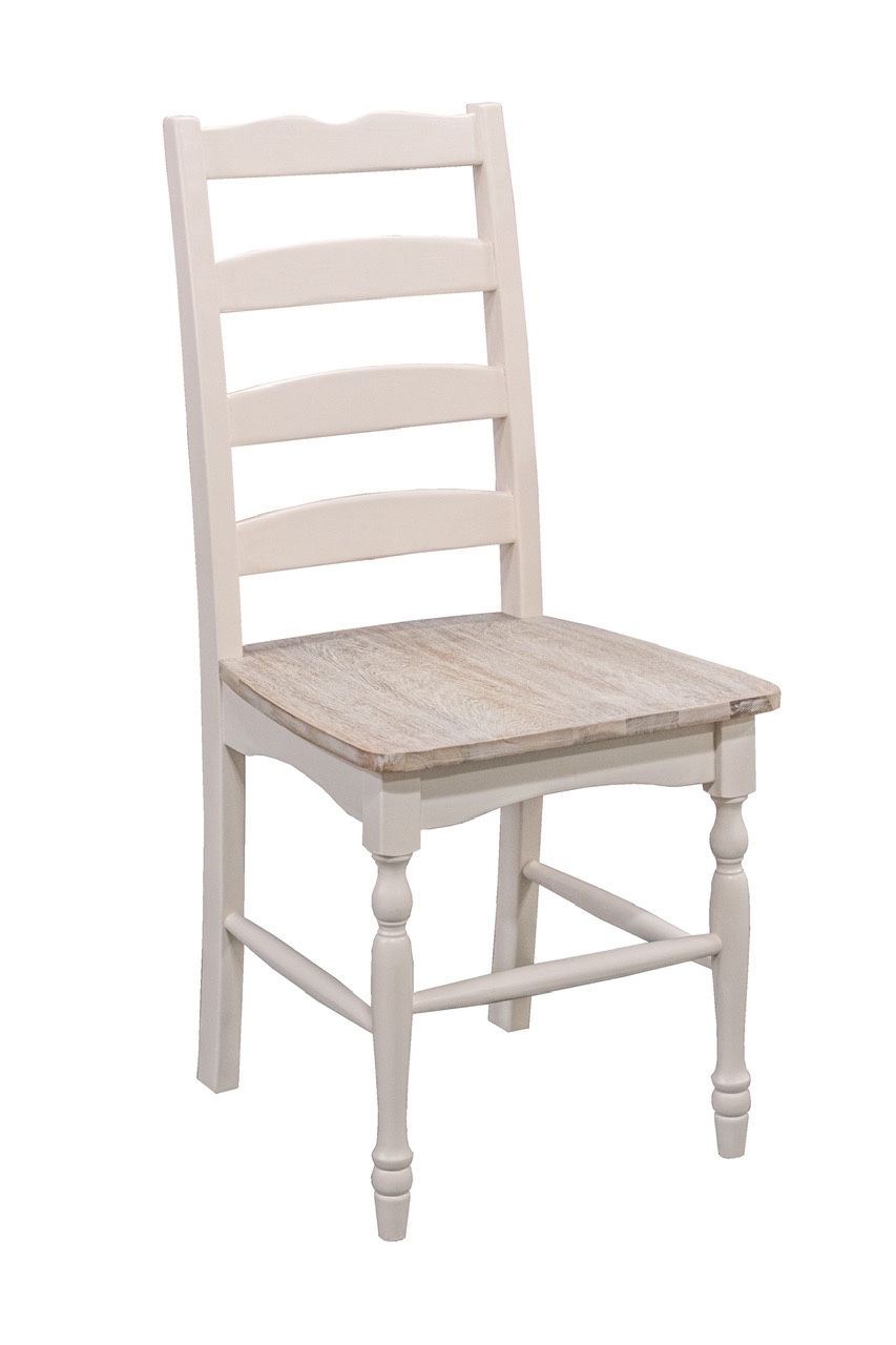 Dining Chair Solid Timber Seat with Turning Leg. Seat BRZ-DCTS029